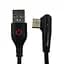 Кабель поворотний (кутовий) Mibrand MI-11 Two Colour Elbow Charging Line USB - Type-C 1 метр - мініатюра 1