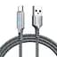 Кабель Remax RC-123a Gonyu USB - USB Type-C (M/M), 2.4 A, 1 м, Silver (6972174151915) - миниатюра 1