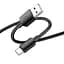 Кабель Hoco Type-C Hyper charging data cable X96 1 м 27W/3A - мініатюра 3