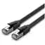 Патч-корд 3м, S/FTP cat 8 RJ-45 black Vention (IKKBI) - мініатюра 1