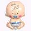 Фольгированный шарик JS Balloon фигура "Baby Boy" 10 шт наполнение воздухом или гелием для тематических вечеринок Бежевый - миниатюра 1