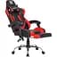 Крісло ігрове Defender Pilot 60 мм поліуретан Black/Red - мініатюра 3