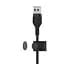 Кабель Belkin USB-A > Lightning зарядка/синхронизации 1м, плетеный, силиконовый, с ремешком на ма teh0013622 - миниатюра 4