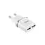 Мережевий зарядний пристрій Hoco 2USB C12 2.4A White - мініатюра 1