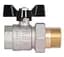 Кран кульовий Thermo Alliance "Американка" Base 1"ВЗ прямий, PN40, метелик SD221W25 - мініатюра 3