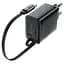 МЗП Acefast A110 GaN With Retractable Cable Type-C PD30W (1USB-C) Black - мініатюра 3