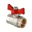 Кран шаровой полнопроходный Valves 0004 вода 3/4" ВВ PN30 30412 - миниатюра 1