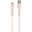 Кабель Maxlife MXUC-04 cable USB - Lightning 1.0m 3A Pink - миниатюра 1