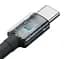Кабель Baseus Cafule Series Cable Type-C to Type-C 100W 2m 2pcs P10318306003-01 Red Black+Grey Black - мініатюра 6