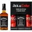 Набір віскі Jack Daniel's Old No.7, 40%, 0,7 л + Coca-Cola, 0,33 л - мініатюра 1