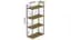 Этажерка 4/60 Ferrum-decor Серии Коннект 120x60x28 серый ДСП Дуб Артизан 16мм (FRD-104250) - миниатюра 3