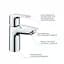 Набір змішувачів 3 в 1 для ванної кімнати Grohe QuickFix StartEdge S-Size UA202502SE, Хром - мініатюра 9