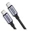 Кабель Foneng X95 Metal Head Braided Cable USB-C - USB-C (M/M) 60W 1.2 м Black (X95-CA-TCTC) - мініатюра 1