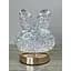 Дитяча LED-лампа нічник Bunny PC-8206 акумуляторна декоративна з кришталевим ефектом і сенсорним керуванням 3 режими - мініатюра 1