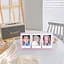 Фоторамка Fujifilm Instax Mini на 3 фото, прозора, рожева - мініатюра 1