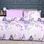 Підковдра MirSon Ranforce Elite 17-0723 Purple Flowers 143х210 см фіолетова (2200010687651) - мініатюра 1