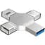 Флеш-накопичувач USB XO DK04, 4в1, 256 ГБ (37763-01_1943) - мініатюра 1