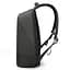 Рюкзак міський офісний Tigernu T-B3595 19л з USB для ноутбука 15.6" Black Grey (17053) - мініатюра 2
