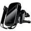 Автотримач Baseus Wireless Charger Rock Solid Electric Holder чорний WXHW01-01 - мініатюра 1