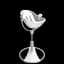 Стульчик для кормления Bloom Fresco White/Lunar silver (E10535-W\E10516-LSL) - миниатюра 6