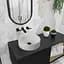 Умивальник Rea Delia 36x36 white (REA-U0601), Структурна - мініатюра 2