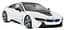 Машинка на управлінні BMW i8 1:14 RASTAR 71000 білий - мініатюра 2