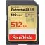 Карта памяти SanDisk 512GB SDXC class 10 UHS-I Extreme Plus (SDSDXWV-512G-GNCIN) - миниатюра 1