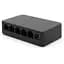 Комутатор Merlion MG1005 5 портів Ethernet 10/100/1000 Мбіт/сек. пластик DC 5V. Блок живлення у комплекті - мініатюра 1