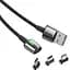 Кабель Baseus Zinc Kit Magnetic Cable USB to Type-C/Lightning/MicroUSB 2A 1m TZCAXC-A01 Black - мініатюра 1