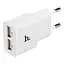 Адаптер сетевой Hoco UH202 блок питания на 2 USB-порта 2.1 A белый - миниатюра 3