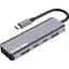 USB-хаб Canyon USB-хаб DS-18 5in1 USB-C Grey (CNS-TDS18) - миниатюра 1