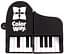 Флеш накопитель USB 64Gb "Piano", Black ColorWay teh0021092 - миниатюра 1
