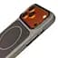 Чехол Epik PC TechWoven Hybrid with MagSafe для Apple iPhone 15 Pro Max (6.7) Grey / Black - миниатюра 2