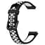 Силиконовый ремешок Primolux Perfor Classic для фитнеса браслета Huawei Band 7- Black White - миниатюра 3