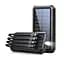 Зарядное устройство Solar Power Bank 26800mAh + 4 кабеля (LS42) с фонарем - миниатюра 1