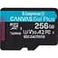 Карта пам'яті Kingston MicroSDXC 256GB Canvas Go! Plus class 10 UHS-I U3 V30 A2 (SDCG4/256GBSP) - мініатюра 1