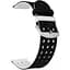 Двойной ремешок с перфорацией для часов Samsung Galaxy Watch 3 45 мм (SM-R840) Black White - миниатюра 1