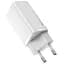 Сетевое зарядное устройство для Baseus GaN Lite 1USB + 1Type-C 65W CCGAN2L-B02 White - миниатюра 2
