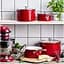 Ківш KitchenAid Steel Core з кришкою 16 см 1.3 л червоний (CC003287-001)  - мініатюра 4