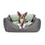 Лежак Pet Fashion Prime, 66x52x24, серый с зеленым - миниатюра 4