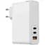 Мережевий зарядний пристрій Baseus GaN Xiaomini Quick Charger 1 USB + 2Type-C 120W CCGAN-J02 White - мініатюра 1