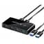 Комутатор KVM USB Switch Box 4 in 2 перемикач на 2 комп'ютери USB 3.0 - мініатюра 1