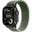 Смарт-часы Apple Watch Ultra 3 49mm Black Titanium Case with Green/Neon Trail Loop M/L (MG9P4) - миниатюра 1