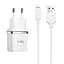 Адаптер питания 2 USB Hoco C12 + Юсб кабель для iPhone набор белый 6957531047766 - миниатюра 2