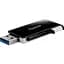 USB флеш-накопичувач Apacer AH350 64GB USB-A 3.0 Black (AP64GAH350B-1) [40398] - мініатюра 1