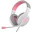 Навушники MeeTion Gaming Backlit MT-HP021 білі з рожевим - мініатюра 1
