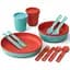 Набір посуду Sea to Summit Passage Dinnerware Set, 2P, 14 Piece Зелений-Помаранчевий - мініатюра 1