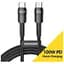 Дата кабель USB-C to USB-C 3.0m 100W black Essager (EXCTT1-XCC01) - мініатюра 1