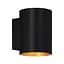 Настінний світильник Zuma Line Sola WL Round Black-Gold 91061 - мініатюра 1