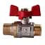 Кран кульовий прямий Q Professional 1/2″ ЗЗ КБ PN40 QP153 - мініатюра 1